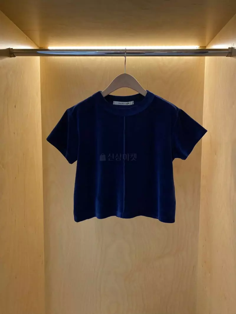 Project View - Korean Women Fashion - #romanticstyle - Veloure Slit Tee - 3