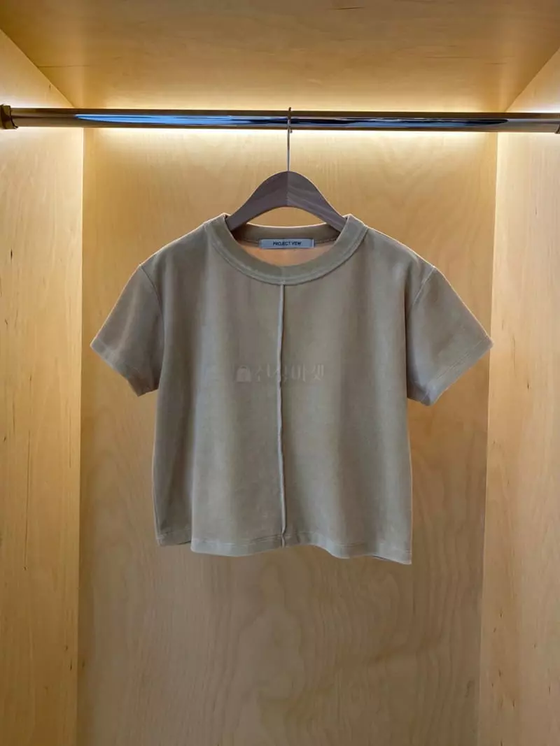 Project View - Korean Women Fashion - #romanticstyle - Veloure Slit Tee - 4