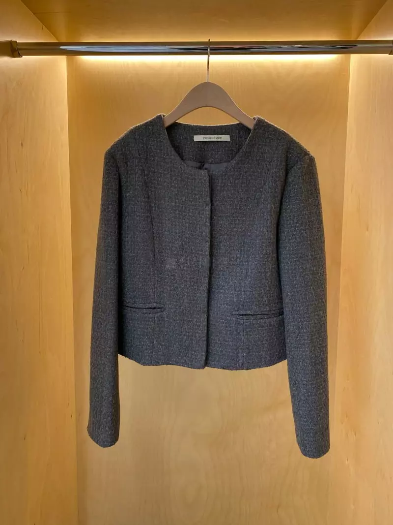 Project View - Korean Women Fashion - #womensfashion - Hidden Twid Jacket