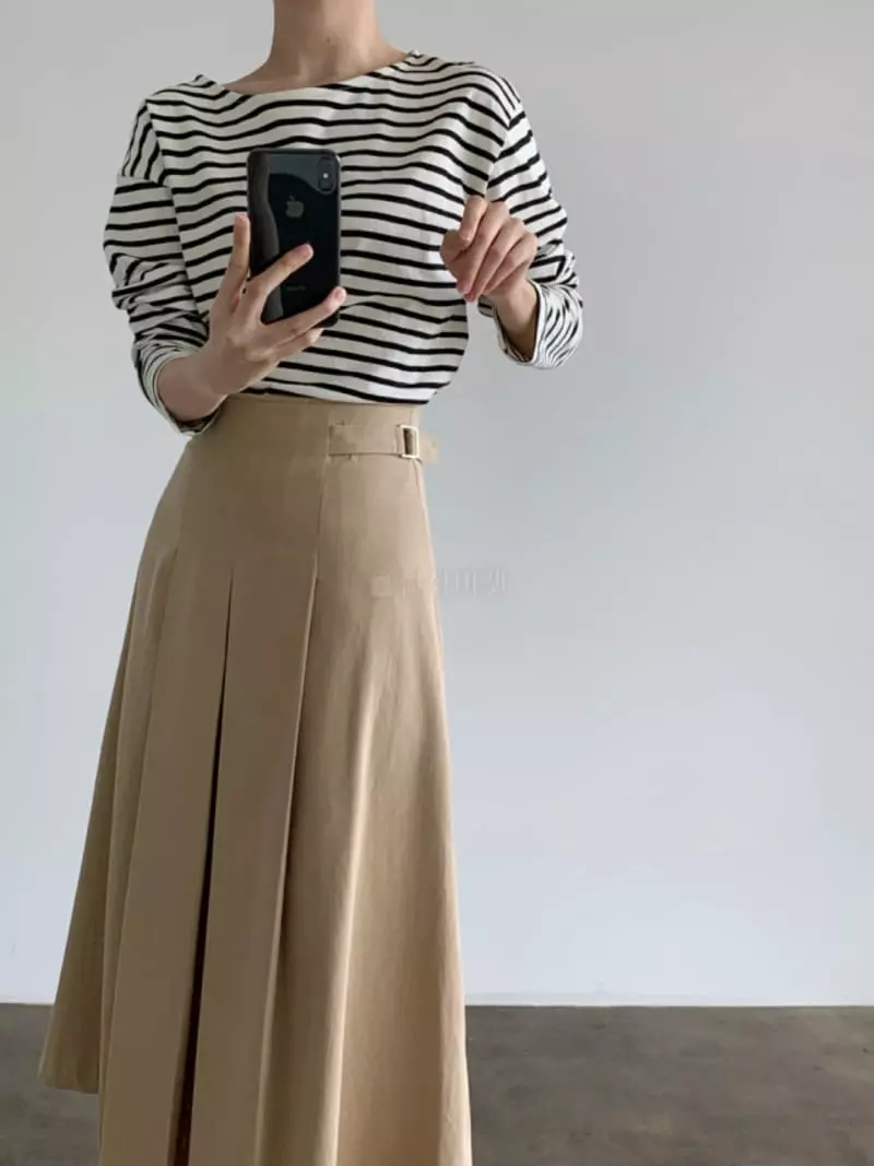 Project View - Korean Women Fashion - #womensfashion - Autumn Stripes Tee - 6