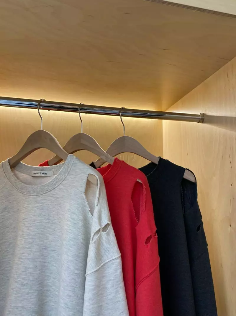 Project View - Korean Women Fashion - #momslook - Demage Washing Sweatshirt - 4