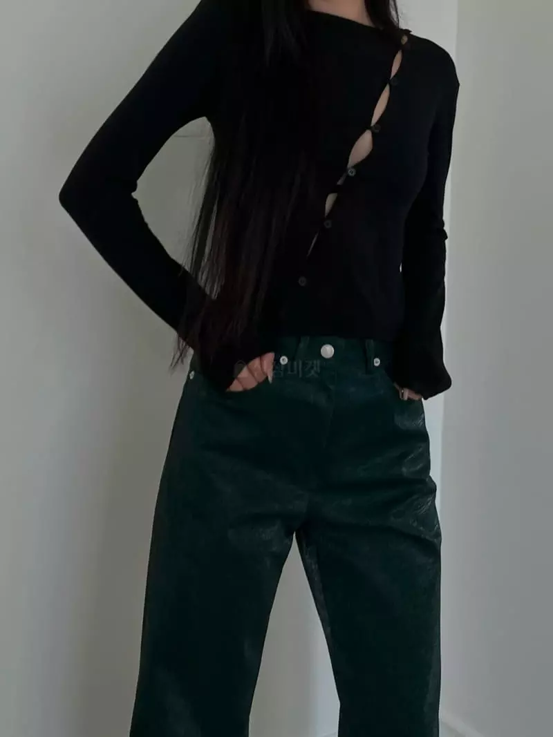 Project Wave - Korean Women Fashion - #momslook - Twist Cardigan - 3