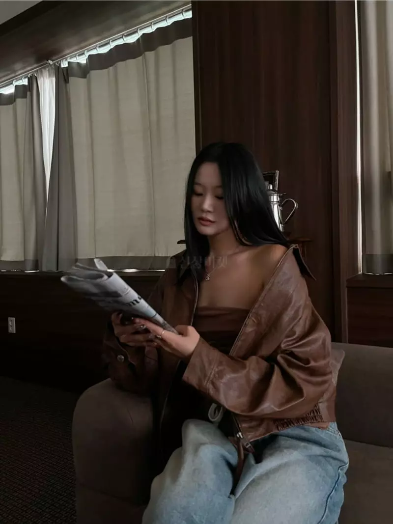 Project Wave - Korean Women Fashion - #momslook - Mini Rider Jacket - 2