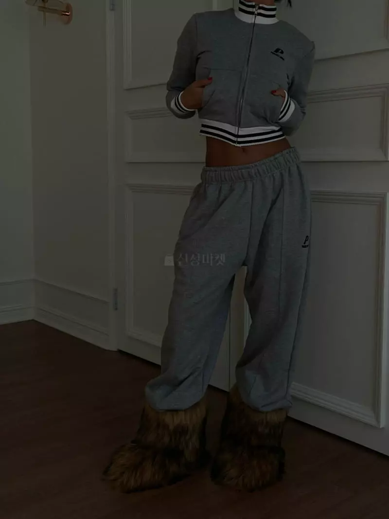 Project Wave - Korean Women Fashion - #momslook - P Embroidery Pants - 9