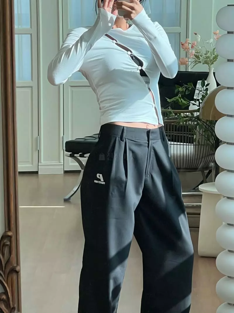 Project Wave - Korean Women Fashion - #momslook - Pwe Pants - 6