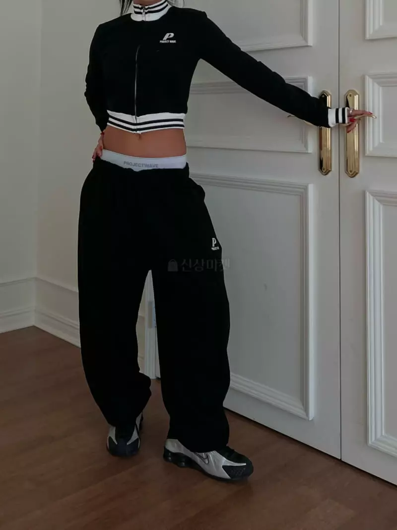 Project Wave - Korean Women Fashion - #romanticstyle - P Embroidery Pants