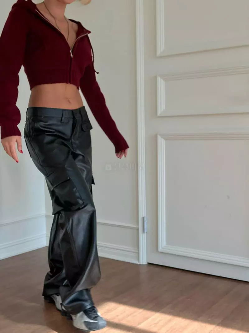 Project Wave - Korean Women Fashion - #thatsdarling - Leather Pants - 3