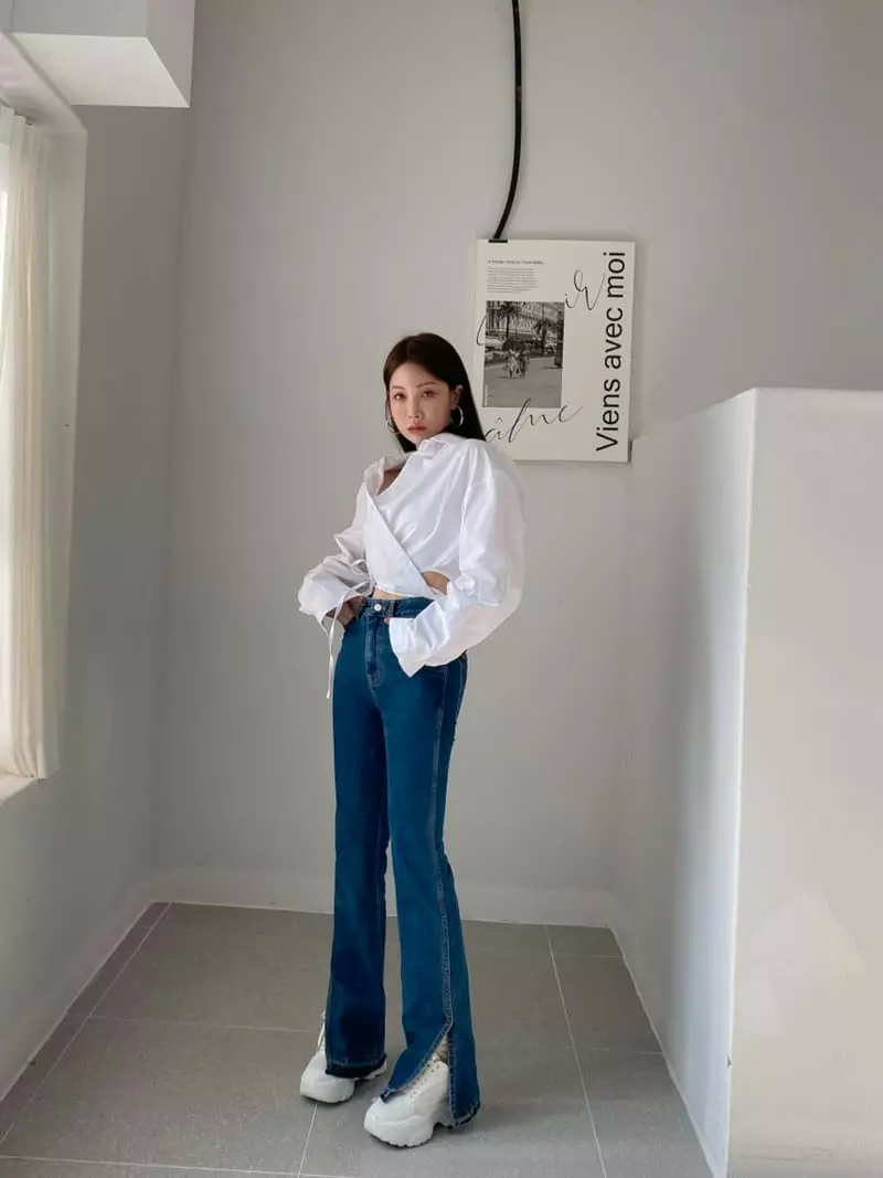 Project Wave - Korean Women Fashion - #thelittlethings - Wrap Shirt - 3
