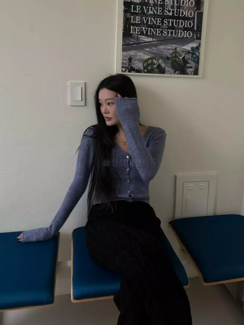 Project Wave - Korean Women Fashion - #vintageinspired - Mo Hair Cardigan - 2