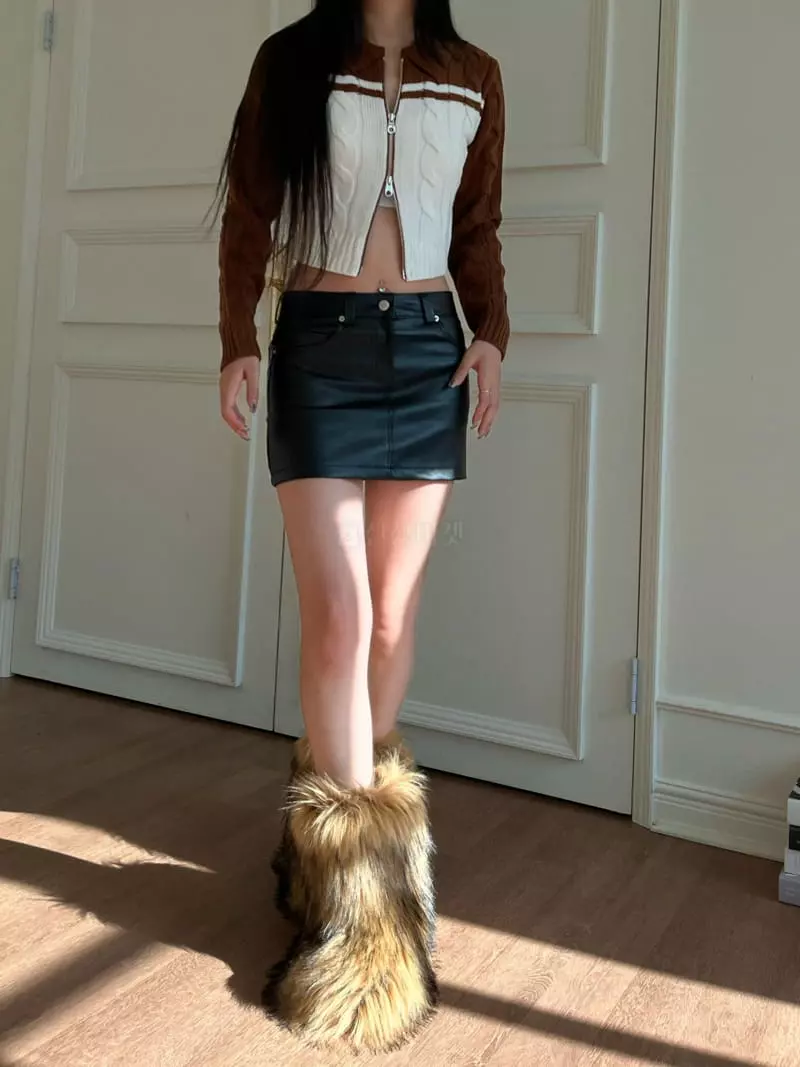 Project Wave - Korean Women Fashion - #vintageinspired - Mue Mue Skirt - 4