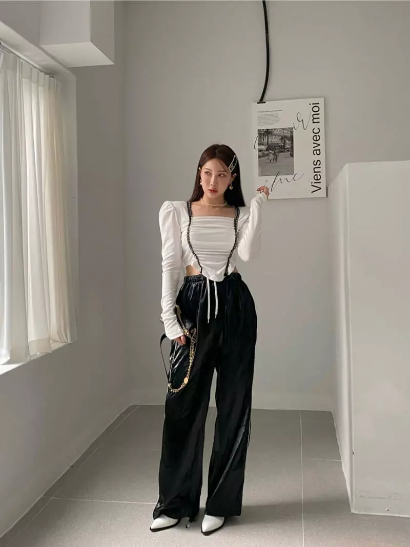 Project Wave - Korean Women Fashion - #womensfashion - Tinkle Pants - 5