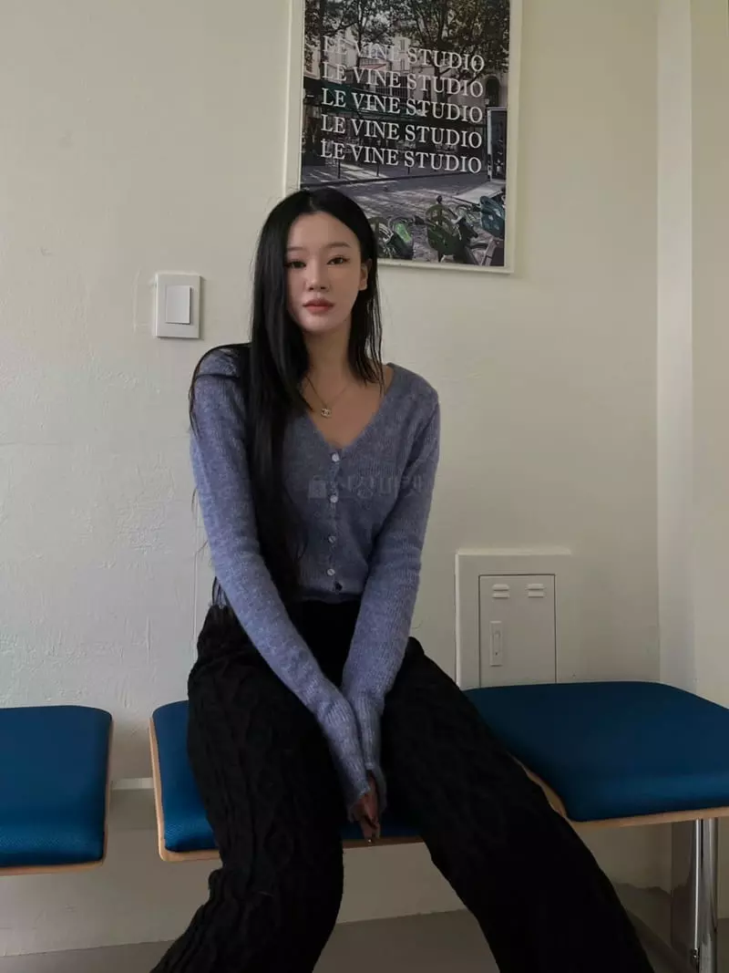 Project Wave - Korean Women Fashion - #womensfashion - Mo Hair Cardigan