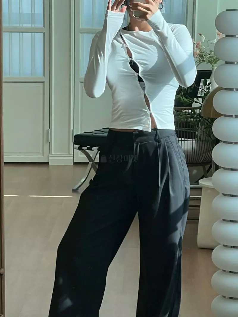 Project Wave - Korean Women Fashion - #womensfashion - Pwe Pants - 7