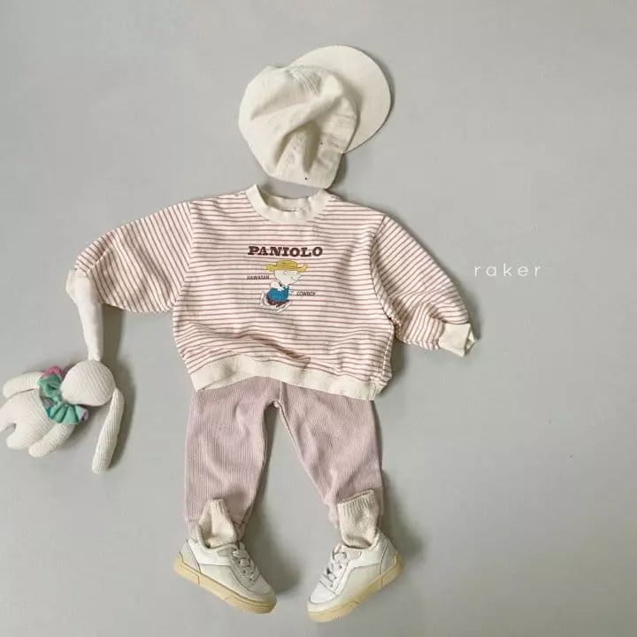 Raker - Korean Children Fashion - #discoveringself - Cow Boy Tee Stripes
