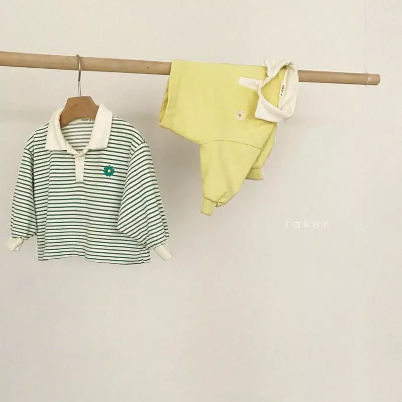 Raker - Korean Children Fashion - #kidsstore - Daisy Collar Tee - 3