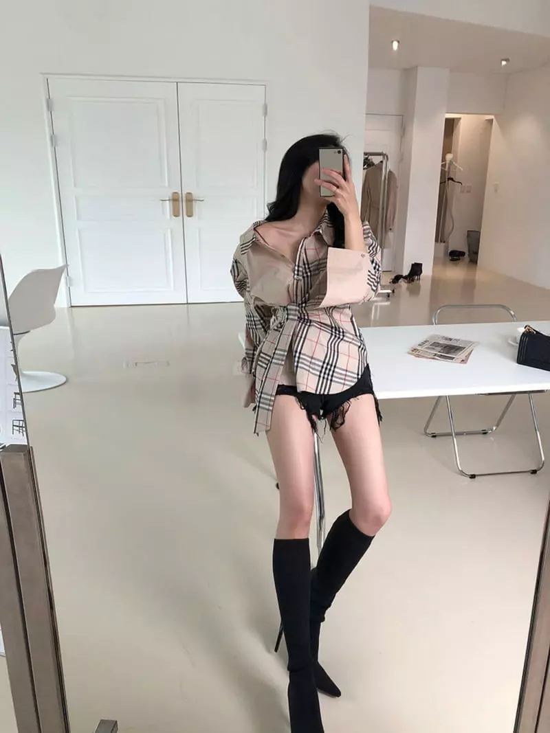 Rare Closet - Korean Women Fashion - #momslook - Bubery Wrap Shirt - 2