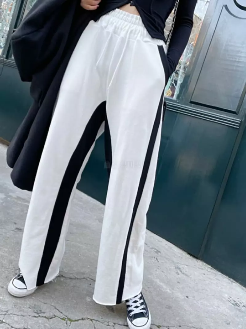 Rare Closet - Korean Women Fashion - #momslook - Color Wide Pants - 9