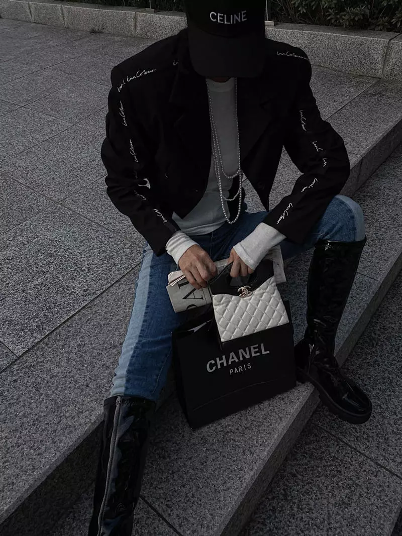 Rare Closet - Korean Women Fashion - #momslook - Lettering Jacket - 5