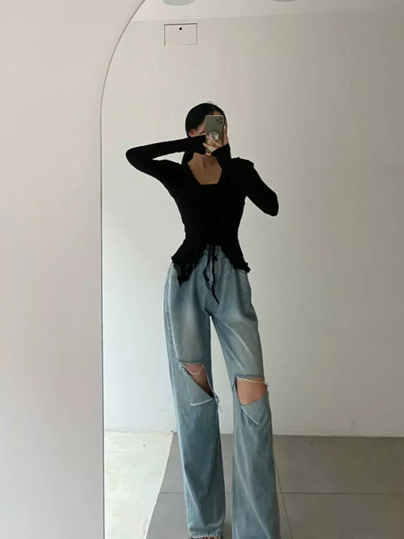 Rare Closet - Korean Women Fashion - #romanticstyle - Loe Frill Cardigan - 12