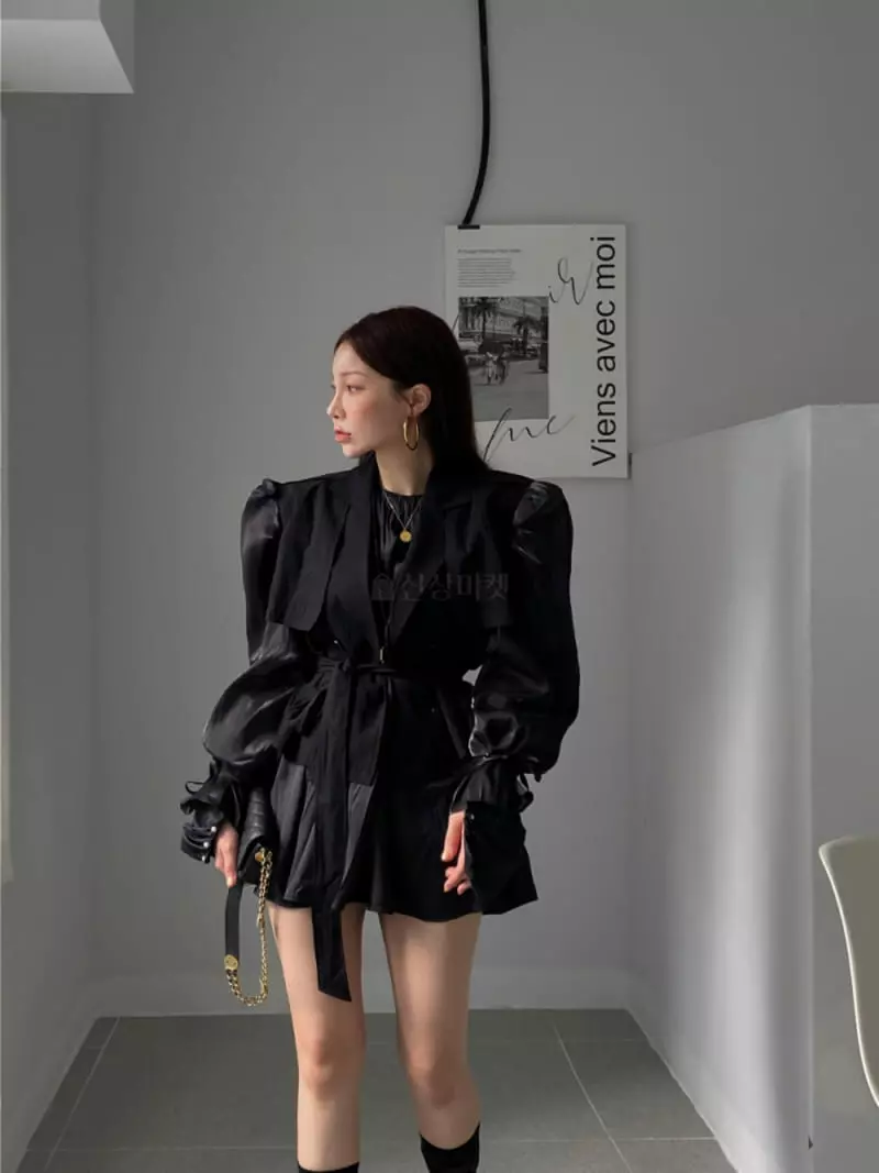 Rare Closet - Korean Women Fashion - #shopsmall - Twinkle Trench Jacket