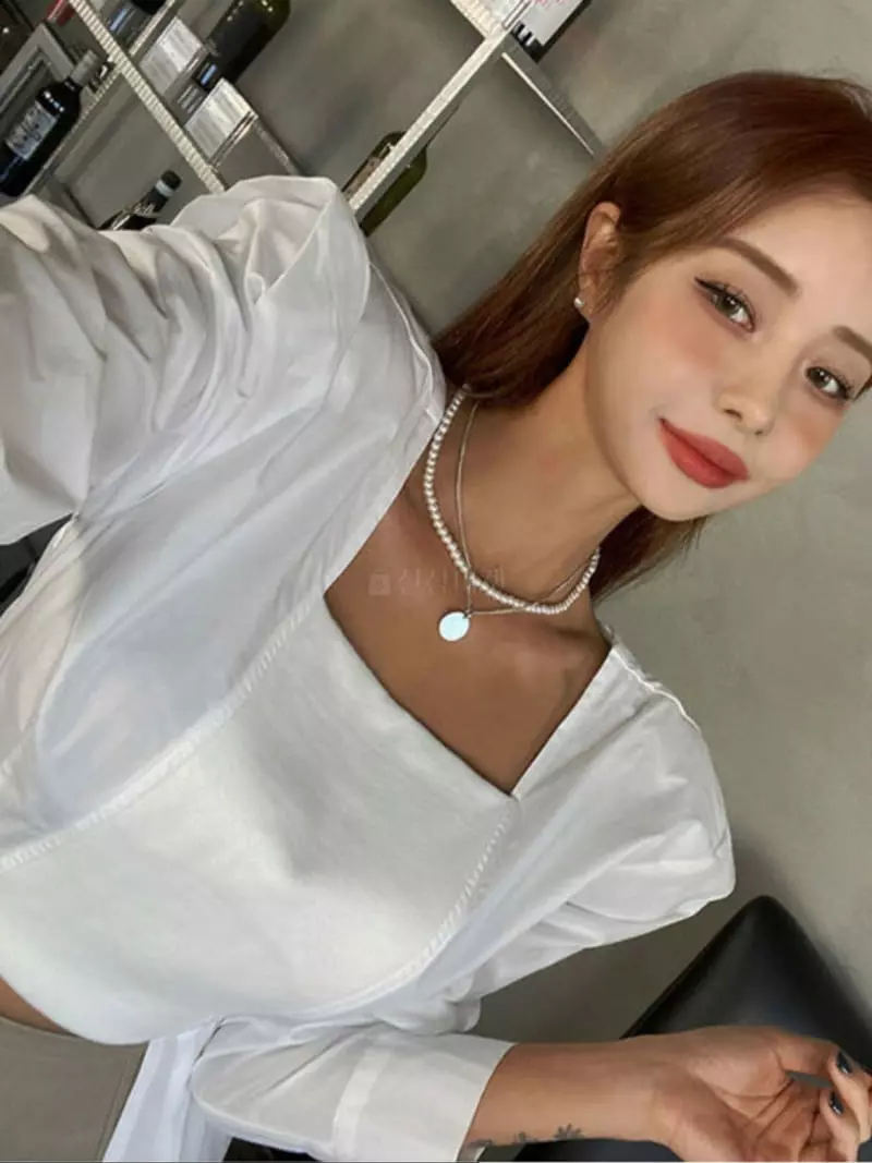 Rare Closet - Korean Women Fashion - #shopsmall - Pierrot Shirt - 4