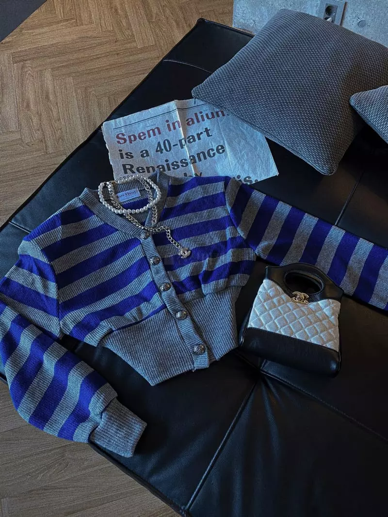 Rare Closet - Korean Women Fashion - #vintageinspired - May Stripes Cardigan - 10