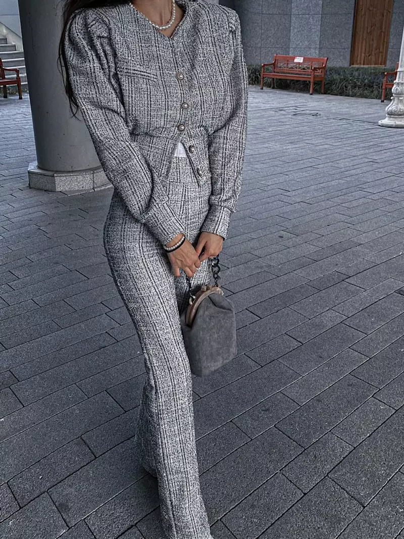 Rare Closet - Korean Women Fashion - #womensfashion - Shuev Twid Pants - 2