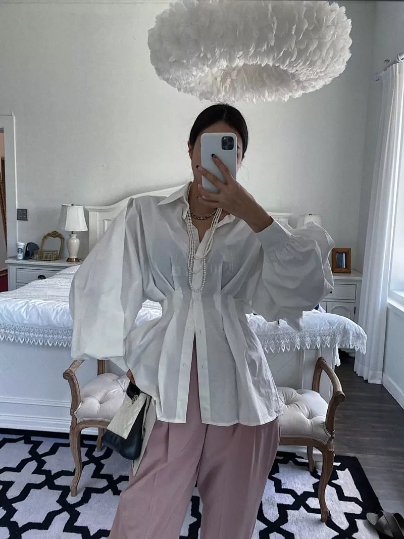 Rare Closet - Korean Women Fashion - #womensfashion - Sleeveless Balloon Shirt - 2
