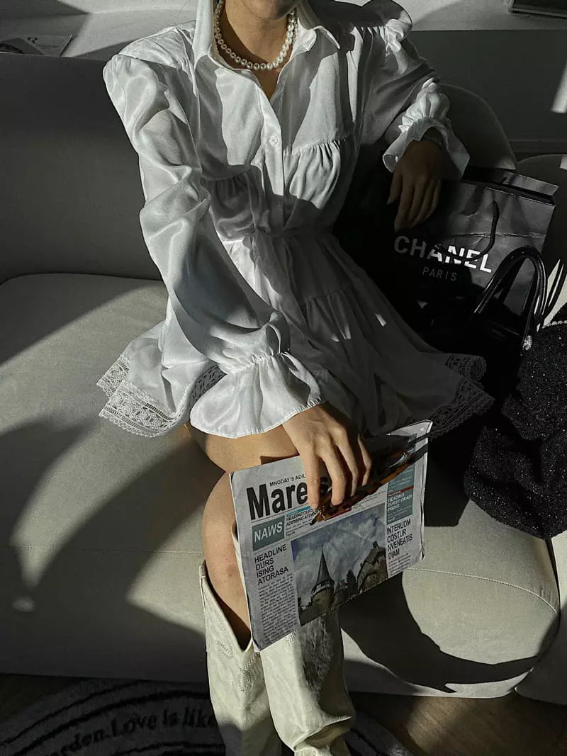 Rare Closet - Korean Women Fashion - #womensfashion - Brondy Lace One-piece - 9