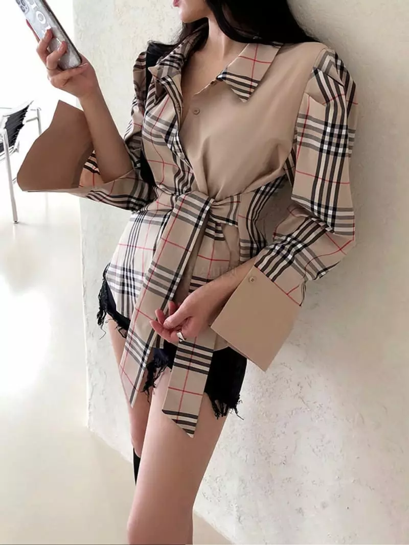 Rare Closet - Korean Women Fashion - #womensfashion - Bubery Wrap Shirt