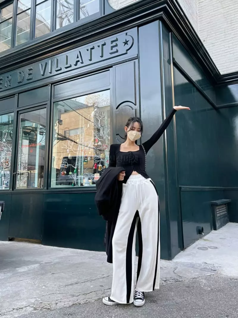 Rare Closet - Korean Women Fashion - #womensfashion - Color Wide Pants - 6