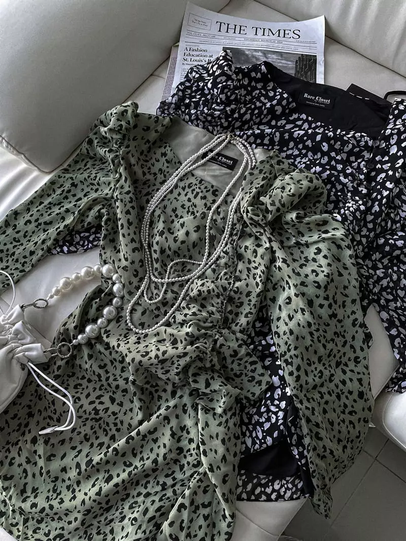 Rare Closet - Korean Women Fashion - #womensfashion - Leopard One-piece - 11