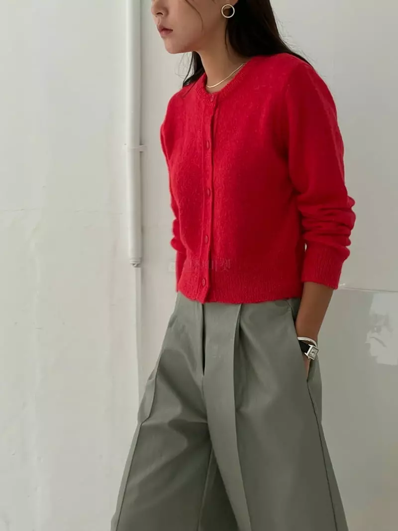 Ravi - Korean Women Fashion - #momslook - Alpaca Cardigan