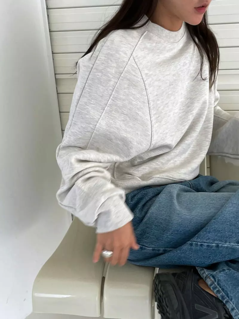 Ravi - Korean Women Fashion - #momslook - Volume Sweatshirt - 5