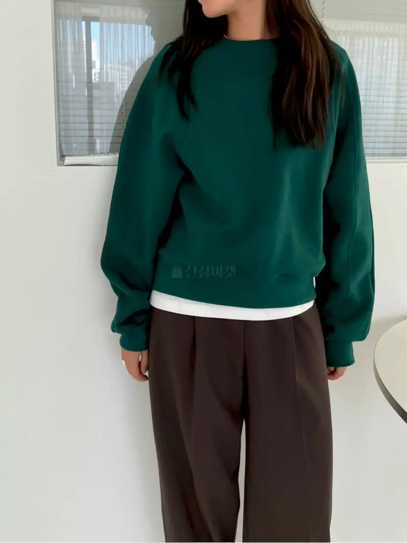 Ravi - Korean Women Fashion - #restrostyle - Volume Sweatshirt - 12