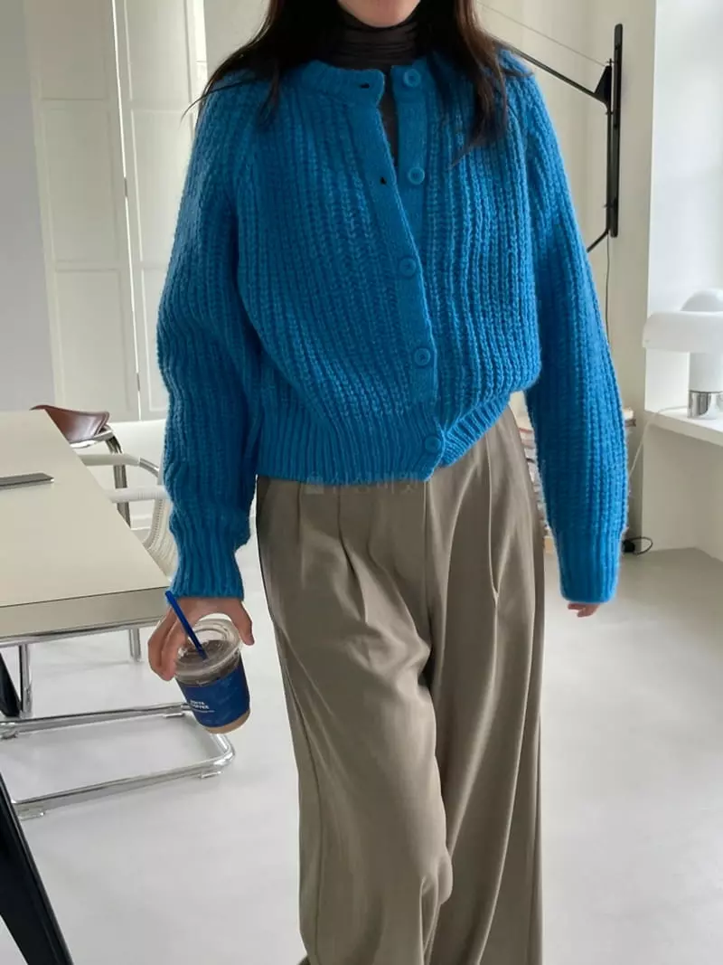 Ravi - Korean Women Fashion - #restrostyle - Mohair Hazzi Cardigan - 8