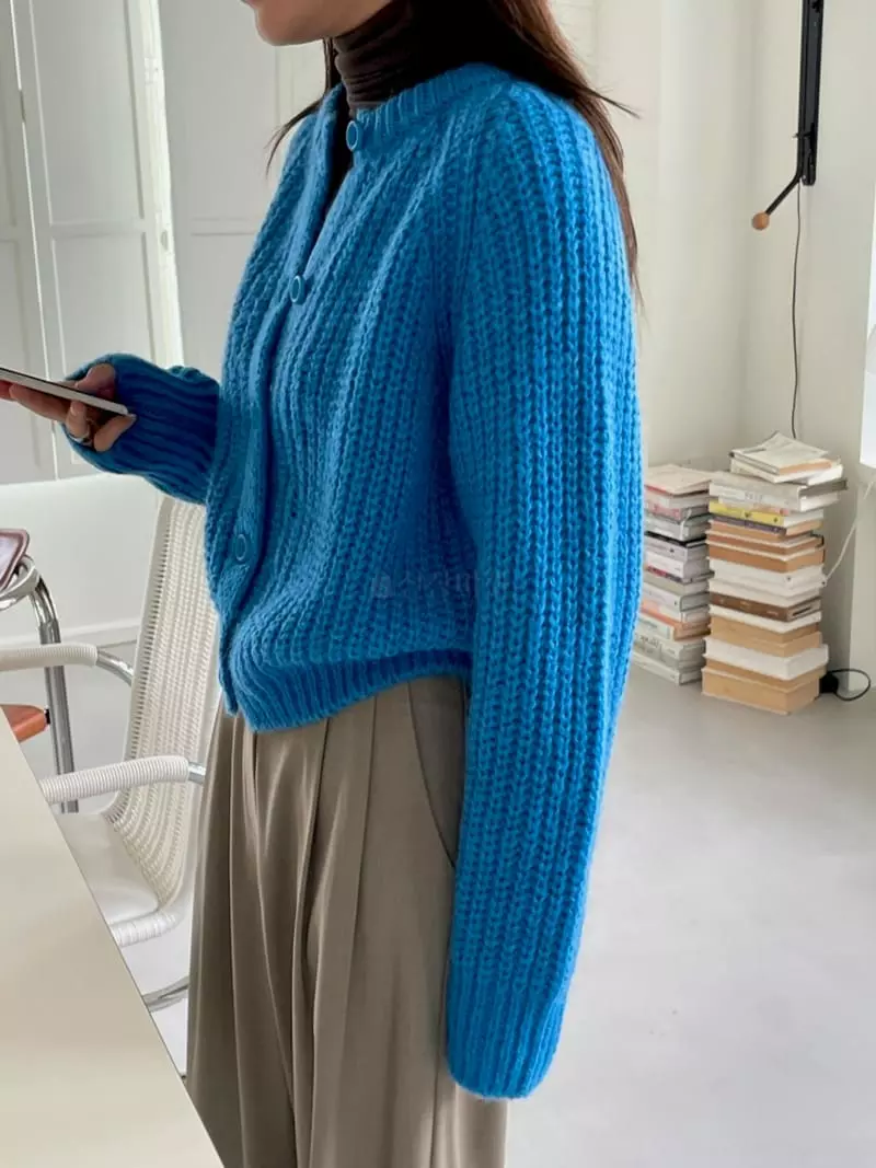 Ravi - Korean Women Fashion - #romanticstyle - Mohair Hazzi Cardigan - 9