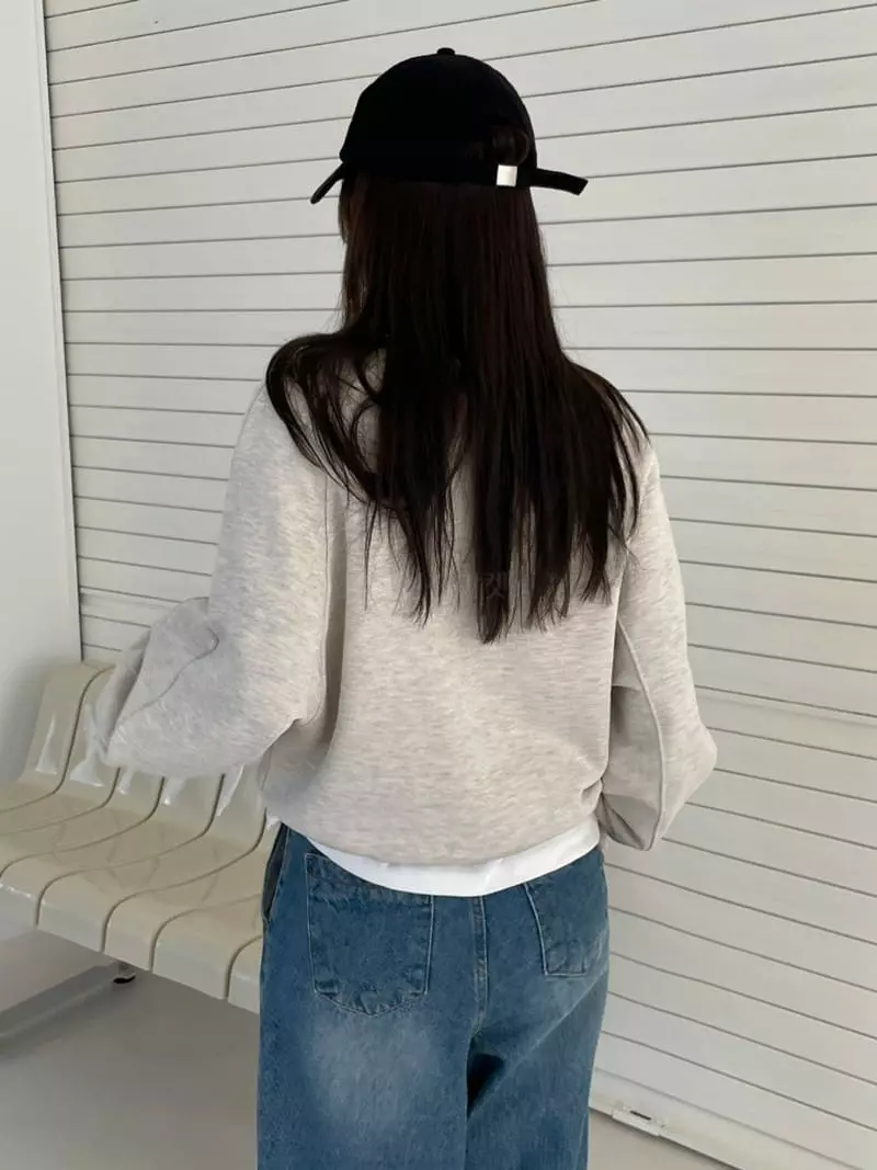Ravi - Korean Women Fashion - #vintageinspired - Volume Sweatshirt - 9