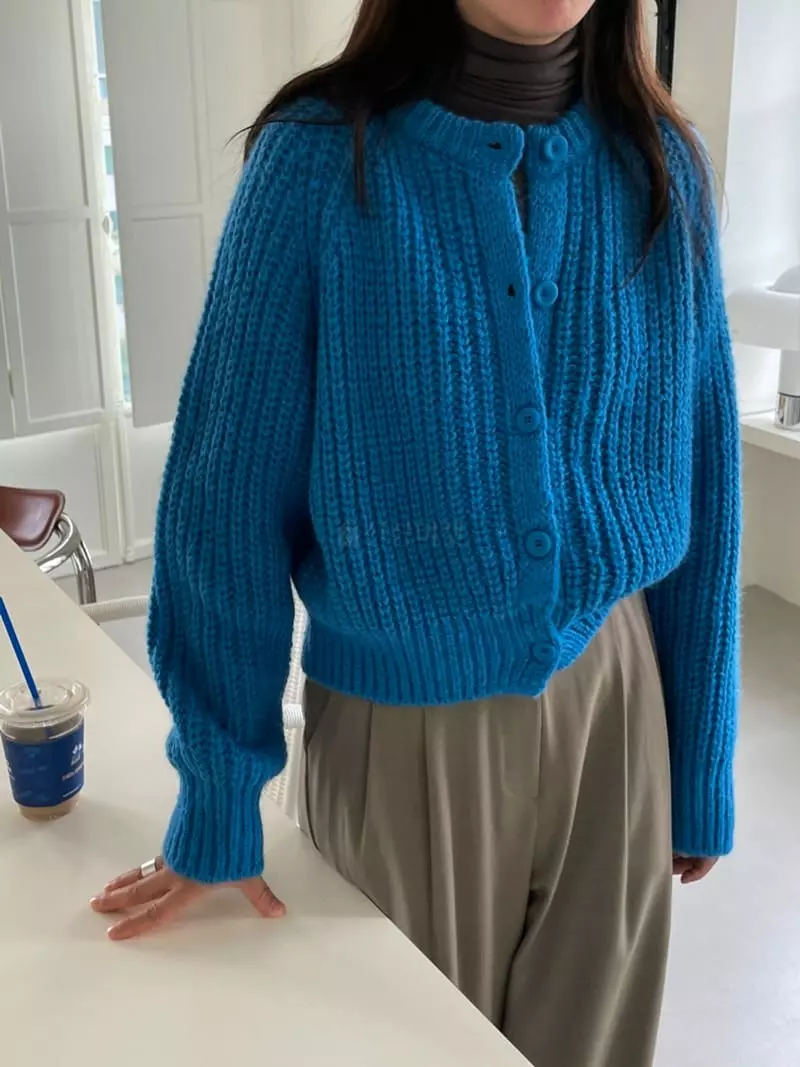 Ravi - Korean Women Fashion - #vintageinspired - Mohair Hazzi Cardigan - 5