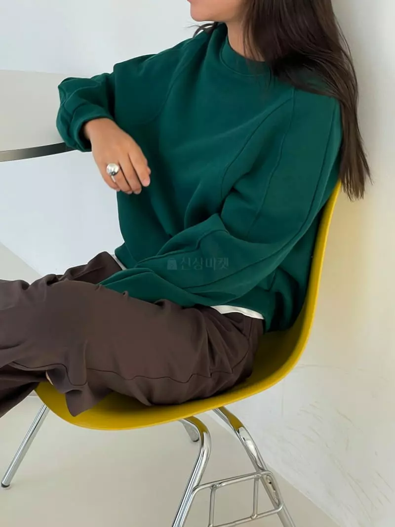 Ravi - Korean Women Fashion - #vintagekidsstyle - Volume Sweatshirt - 10