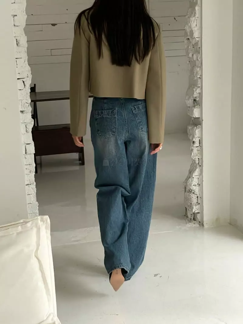 Ravi - Korean Women Fashion - #womensfashion - Pintuck Jeans - 7