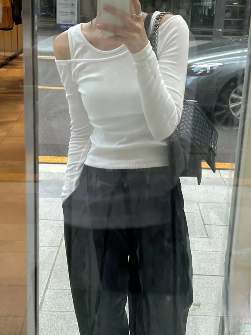 Recover - Korean Women Fashion - #momslook - Wev Layered Tee - 7