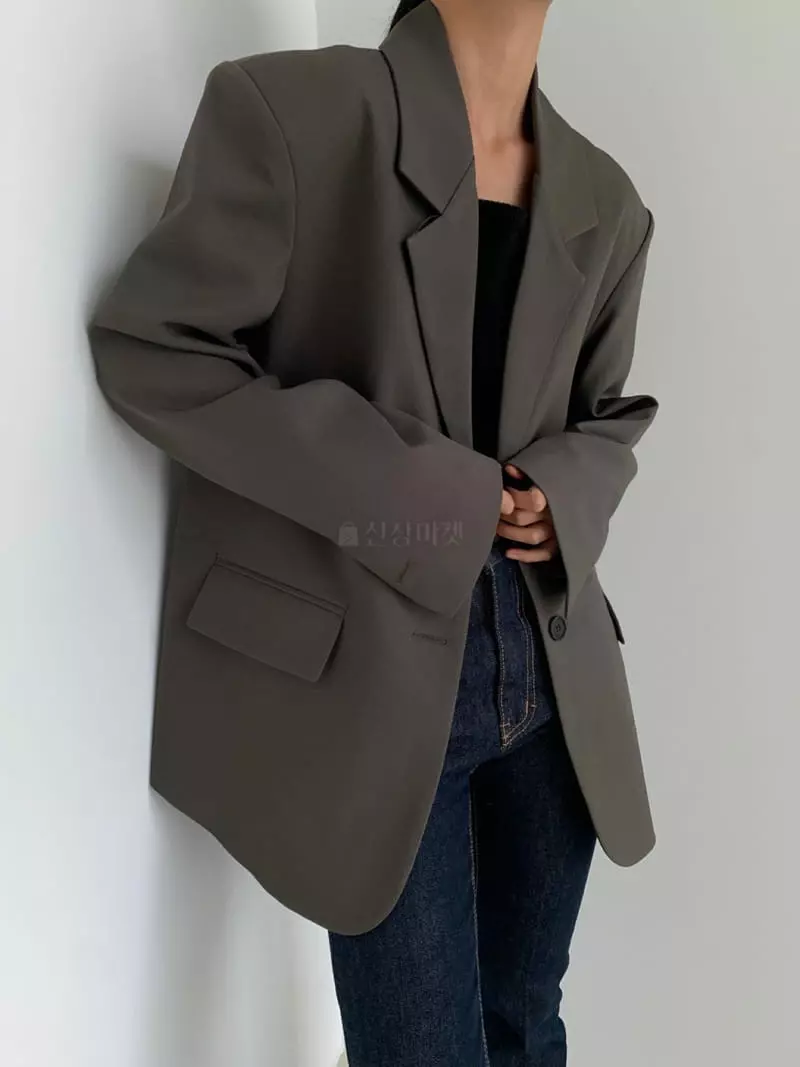 Recover - Korean Women Fashion - #momslook - Unbal Slit Jacket - 6