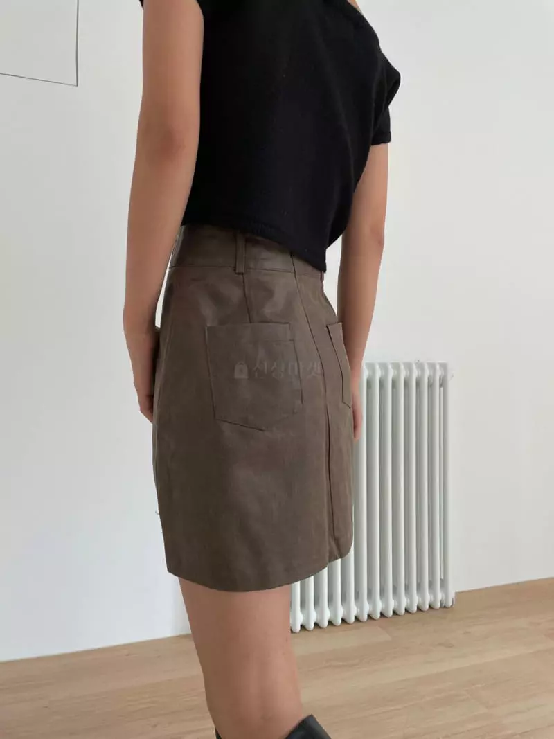 Recover - Korean Women Fashion - #momslook - Sprit Skirt - 2