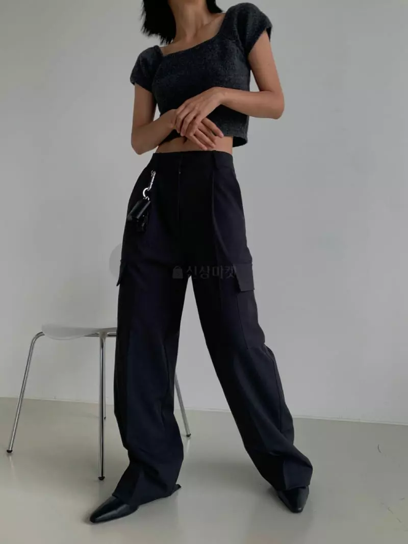 Recover - Korean Women Fashion - #momslook - Dring Pocket Pants - 2