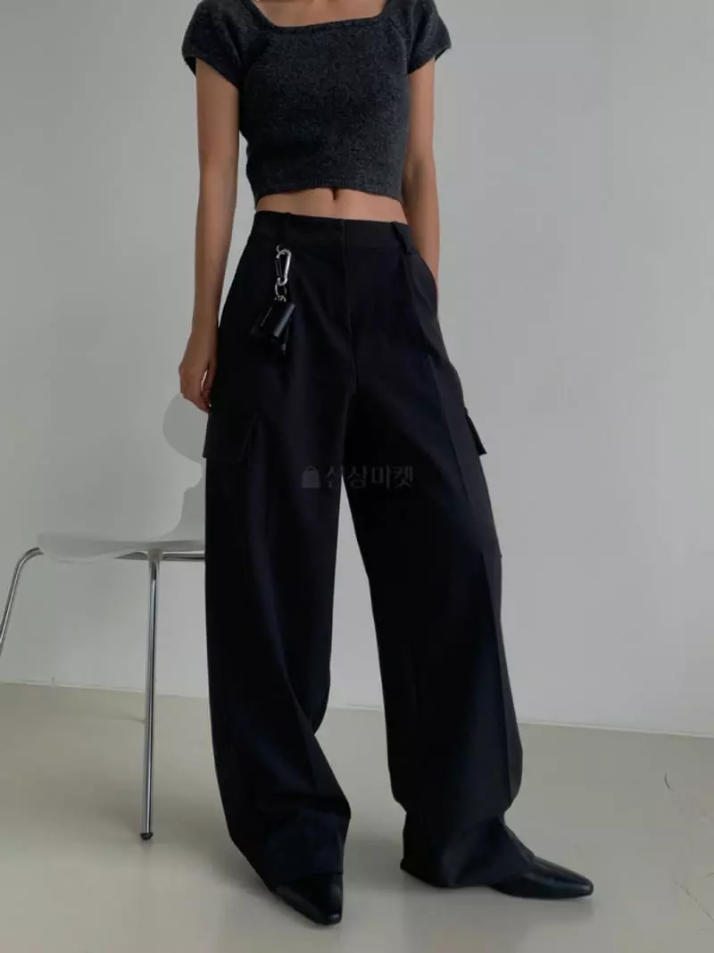 Recover - Korean Women Fashion - #womensfashion - Dring Pocket Pants - 4