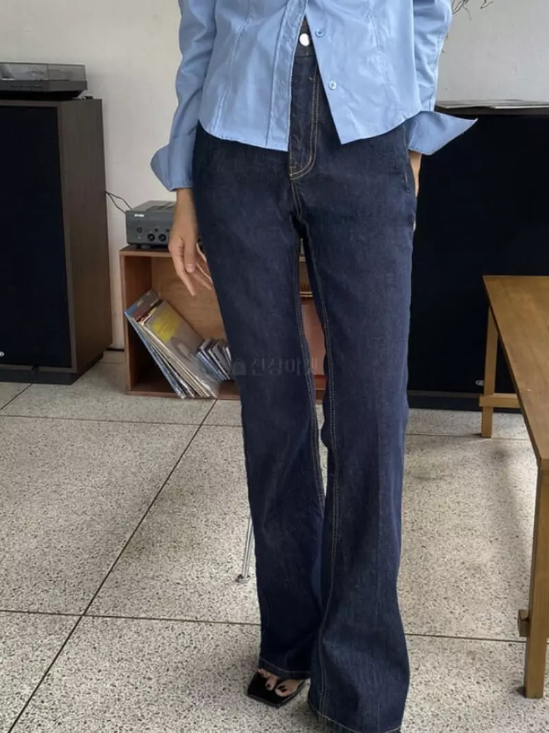 Recover - Korean Women Fashion - #vintageinspired - Non Pad Jeans - 11
