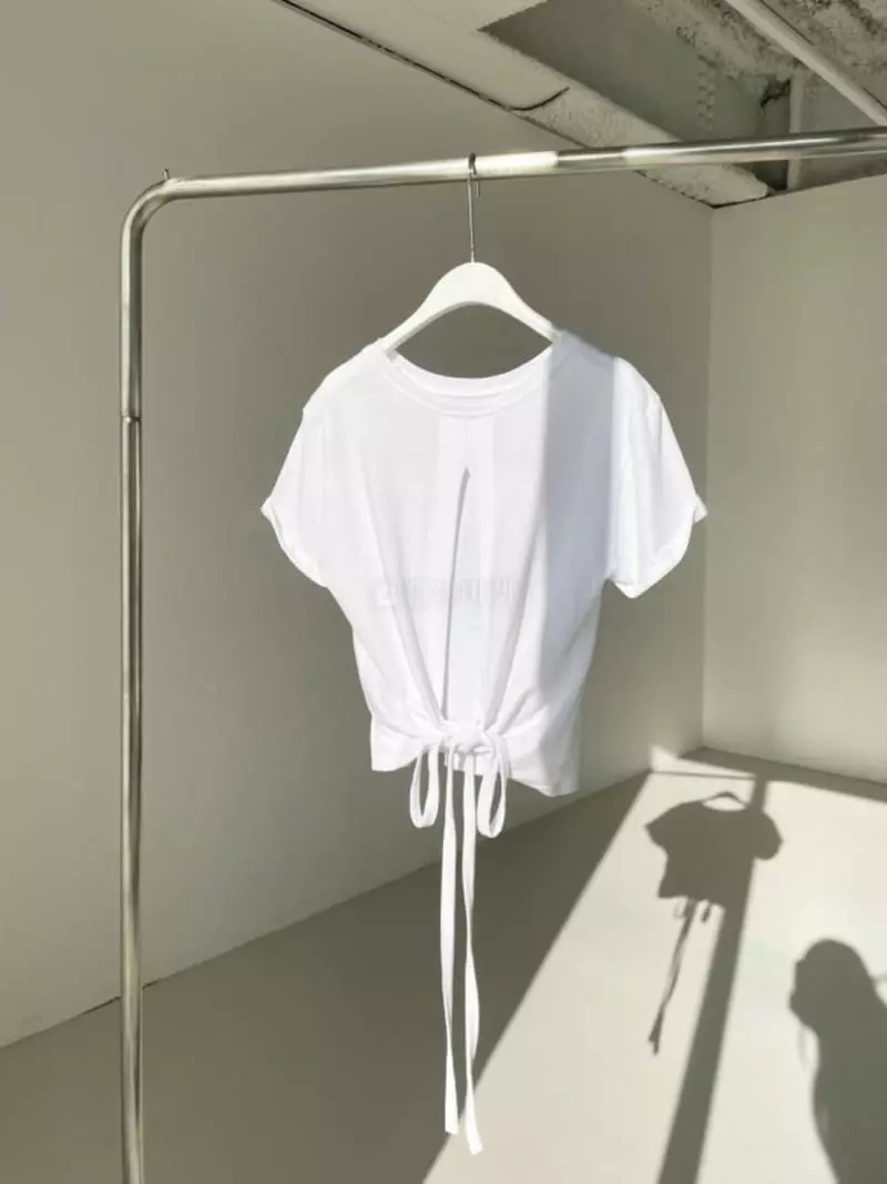 Recover - Korean Women Fashion - #womensfashion - Jenny Wrap Tee - 12
