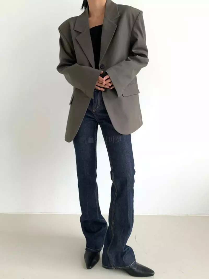 Recover - Korean Women Fashion - #womensfashion - Unbal Slit Jacket