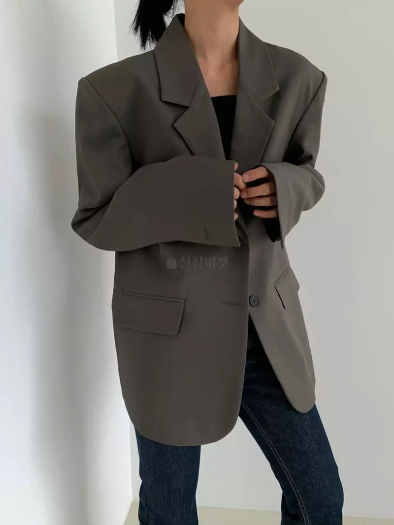 Recover - Korean Women Fashion - #womensfashion - Unbal Slit Jacket - 7
